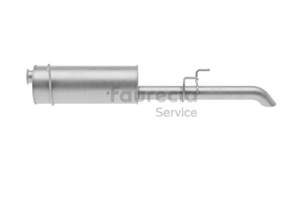 Bakre eksospotte FS55297 Faurecia RENAULT Master III Flatvogn lastebil/Chassis 2.3 dCi 100 RWD (HV0B, UV0B) 2012 101 hk