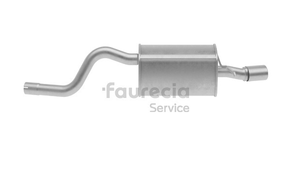 Auspuff-Endtopf FS55328 Faurecia RENAULT Twingo II Schrägheck 1.2 Turbo 2011 100 PS
