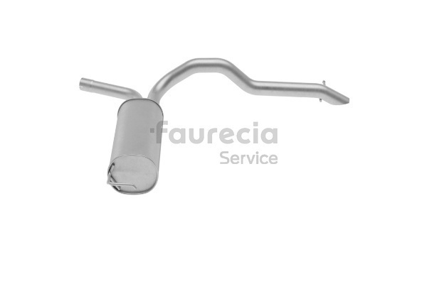 Faurecia FS55346 Exhaust silencer OPEL Vivaro A Van (X83) 2.5 CDTI 114 hp Diesel 2007