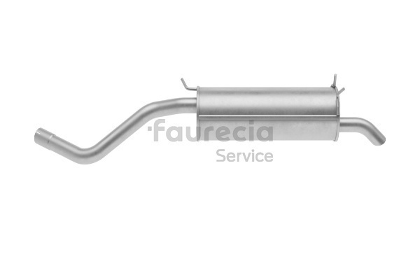 Bakre eksospotte FS55422 Faurecia RENAULT Scénic I (JA0/1, FA0) 2.0 16V (JA1D, JA17) 2001 140 hk