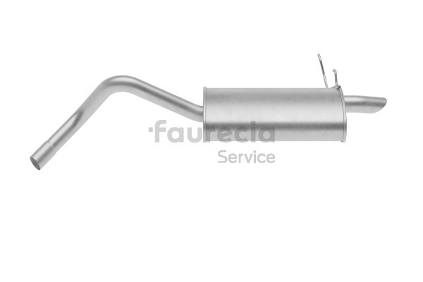 Número OEM 77 00 308 546 - Panela de escape traseira FS55436 RENAULT, NISSAN, DACIA