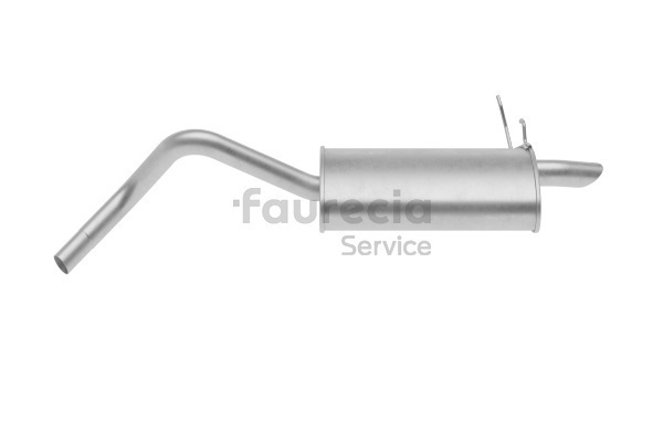 Rear silencer FS55471 Faurecia 77 00 312 439 RENAULT, NISSAN, DACIA, RENAULT TRUCKS