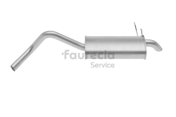 Faurecia FS55655 exhaust silencer RENAULT Kangoo I Express (FC) 1.5 dCi 68hp 2016