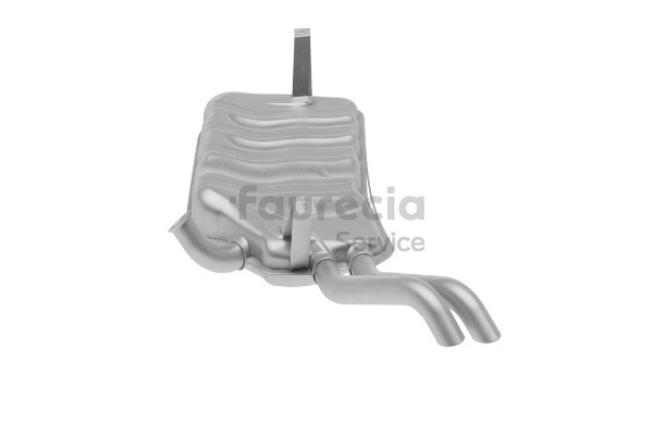 Faurecia FS55671 exhaust silencer RENAULT Laguna II Hatchback (BG) 1.9 dCi 130hp 2006
