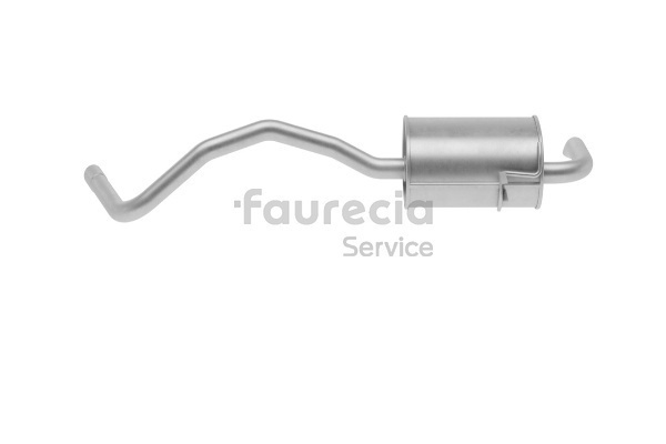Faurecia FS55695 exhaust silencer RENAULT Scénic II (JM) 1.5 dCi 82hp 2004
