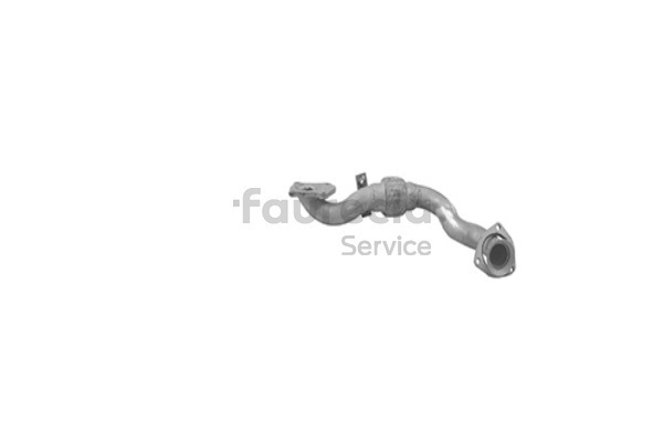 Uitlaatpijp FS63078 Faurecia Volkswagen Vento (1H2) 1.9 TD 1997 75 Pk
