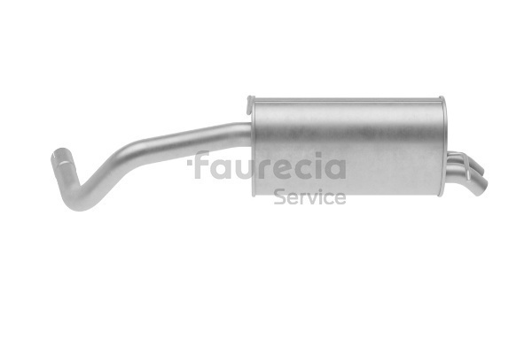Rear silencer FS63196 Faurecia 6Q6.253.609 S AUDI, SKODA, SEAT