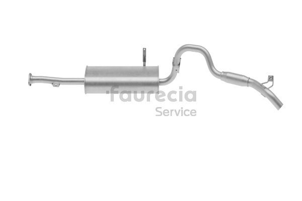 Número OEM 14300-60A40 - Panela de escape traseira FS67009 SUZUKI