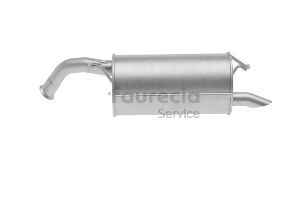 Endtopf FS70453 Faurecia TOYOTA Yaris I Schrägheck (P1) 1.4 D-4D (NLP10_) 2005 75 PS