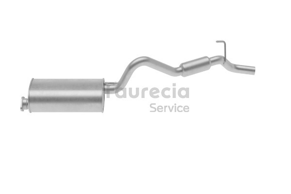 Panela de escape traseira FS75265 Faurecia MITSUBISHI L200 III Pick-up (K6) 2.5 TD 4WD 2003 115 cv