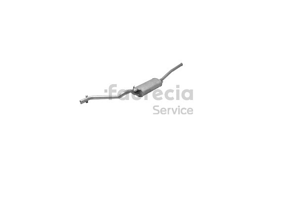Faurecia FS80135 exhaust silencer Volkswagen Jetta Mk2 (19E, 1G2, 165) 1.6 D 54hp 1987
