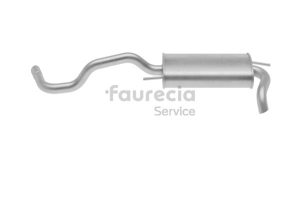 Número OEM 6N0 253 609 M - Silenciador trasero FS80220 SEAT, AUDI, SKODA