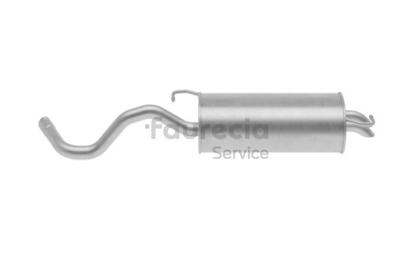 Número OEM 1J6 253 609 R - Panela de escape traseira FS80237 VW, AUDI, SEAT, SKODA
