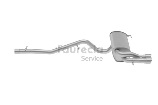 Achterdemper FS80332 Faurecia Volkswagen Tiguan I (5N) 2.0 TDI 2015 110 Pk