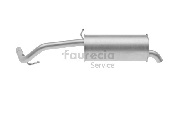 Número OEM 6Q6 253 609 AD - Panela de escape traseira FS80357 VW, AUDI, SEAT, SKODA