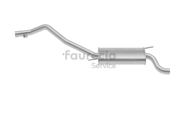 Faurecia FS80451 Exhaust silencer Volkswagen TRANSPORTER 4 Bus (70XB, 70XC, 7DB, 7DW) 2.5 110 hp Petrol 1992