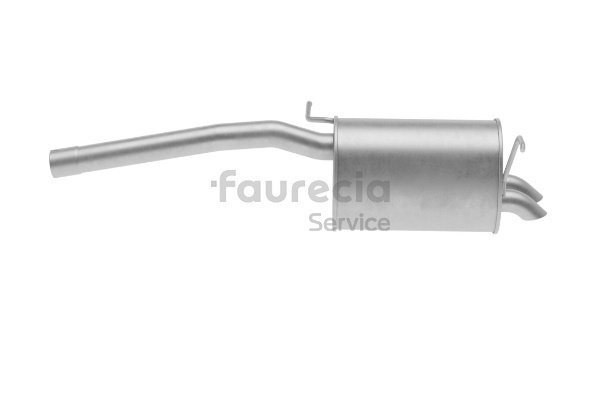 Faurecia FS80551 exhaust silencer Volkswagen Caddy IV Van (SAA, SAH) 2.0 TDI 75hp 2018