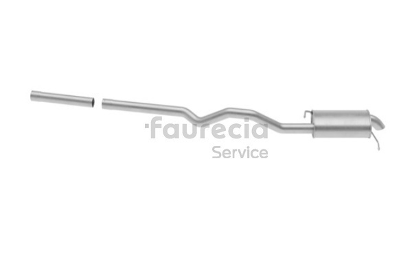Número OEM 7E0 253 609 L - Panela de escape traseira FS80747 VW, AUDI, SEAT, SKODA