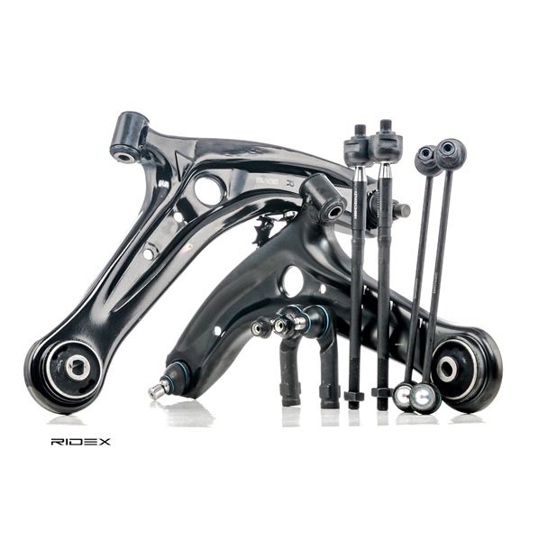 RIDEX | Reparatursatz Querlenker Querlenker, Vorderachse links, Vorderachse rechts, mit Axialgelenk, mit Koppelstange 772S0110 FORD Fiesta Mk6 Kastenwagen 2017 günstig online
