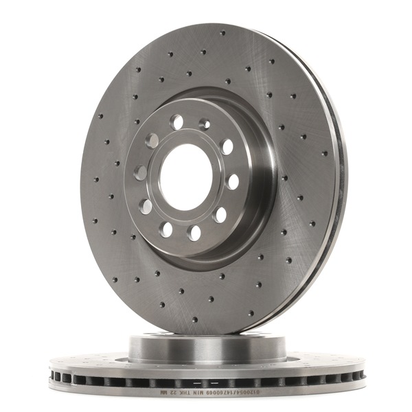 Número OEM 1KD 615 301 D - Disco de freno SKBD-0024272 SEAT, AUDI, SKODA