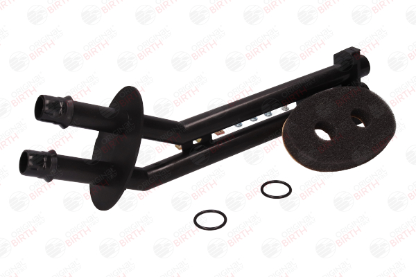 54192 BIRTH Radiator pipe Front Axle, with gasket/seal, with screw