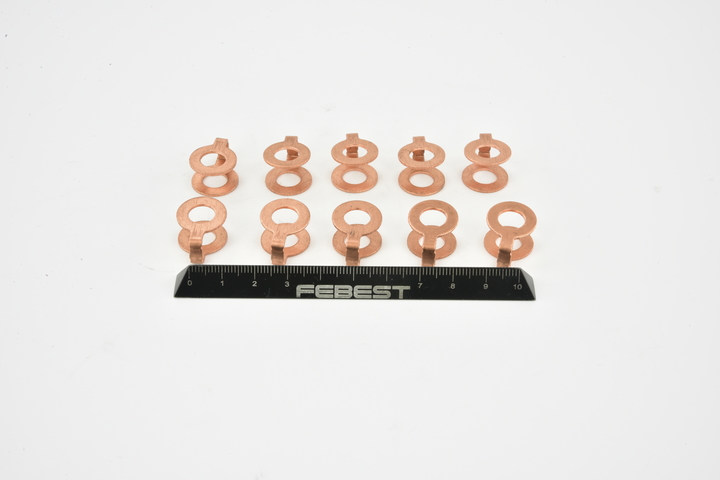 FEBEST RINGFL-020-PCS10 Dichtring, Einspritzventil MITSUBISHI L 200 / Triton Pickup (KA_T, KB_T) 2.5 D 4WD 75 PS Diesel 2012