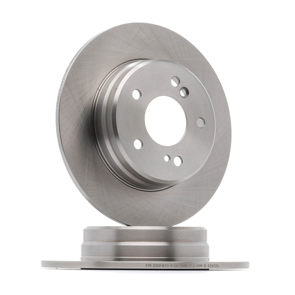 Número OEM 203 423 01 12 - Disco de freno DDF819 MERCEDES-BENZ, HYUNDAI, CHRYSLER, SMART