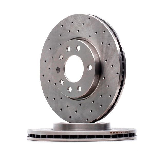 Disco de freno 82B2234 RIDEX OPEL Vectra C GTS (Z02) 1.9 CDTI (F68) 2008 100 cv