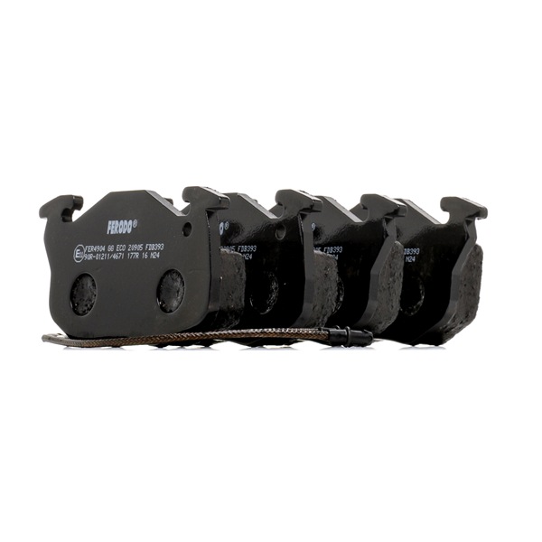 FERODO FDB393 brake pads PEUGEOT 205 II Hatchback 1.6 Aut. 88hp 1993