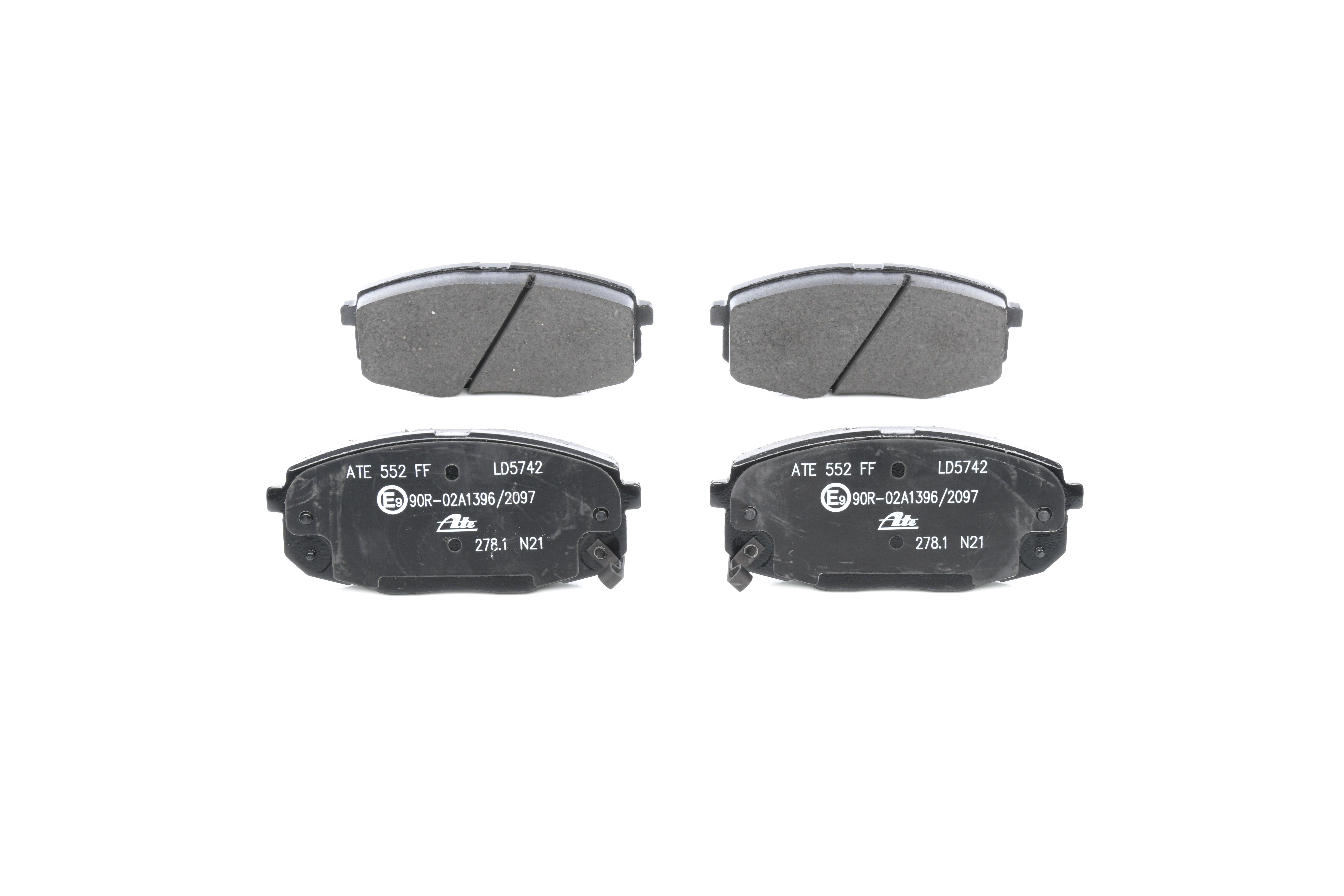 OEM-Nummer 58101 1MA20 - Bremsbeläge 13.0470-5742.2 RENAULT, HYUNDAI, KIA