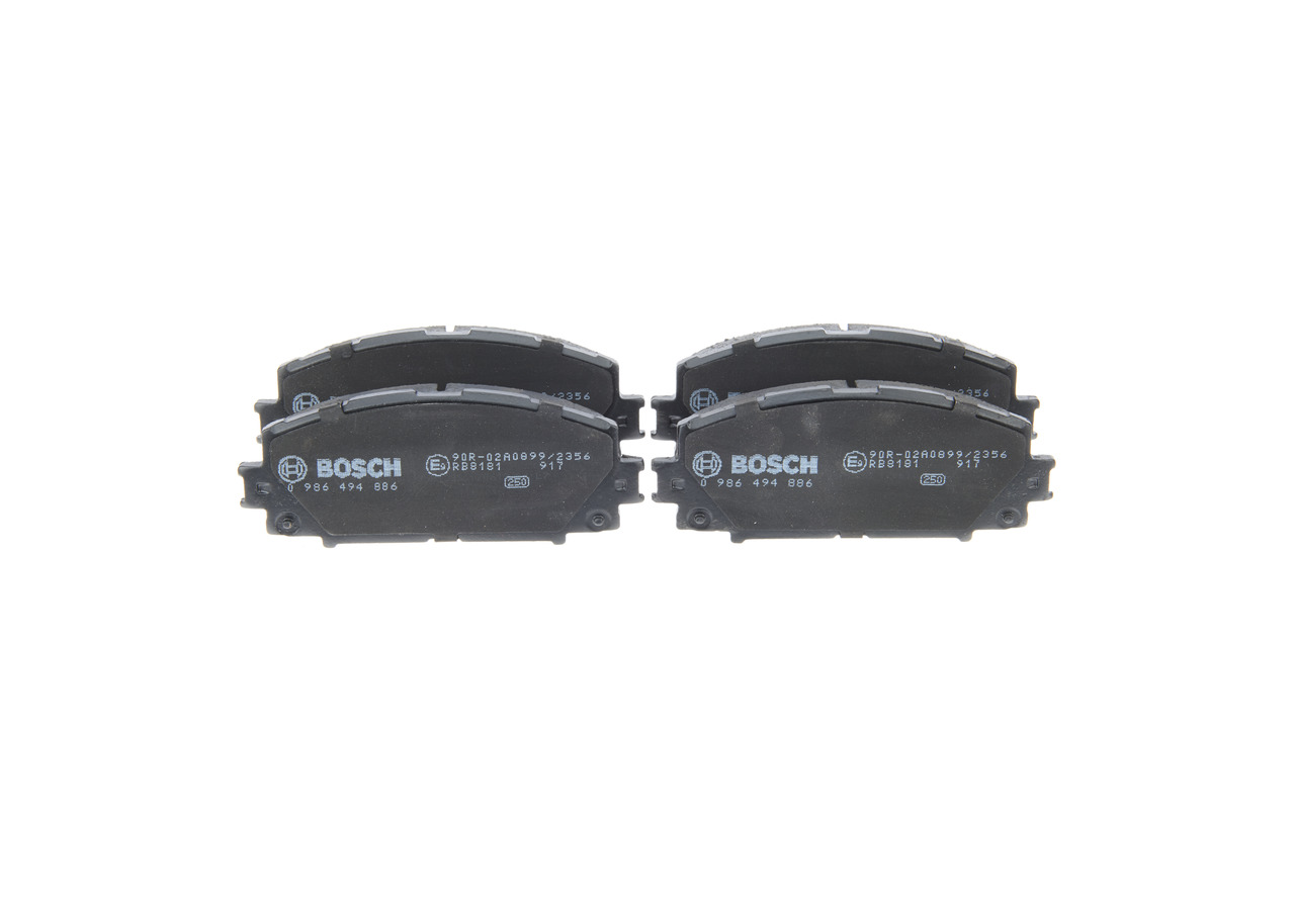 OEM-Nummer 04465 52180 - Bremsbeläge 0 986 494 886 TOYOTA, LEXUS, SATURN