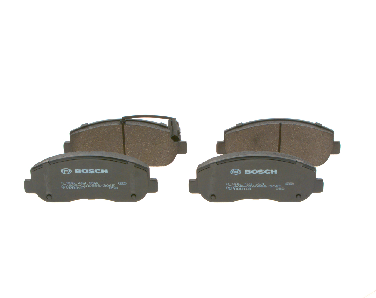 Número OEM 41 06 038 47R - Juego de pastillas de freno 0 986 494 894 RENAULT, NISSAN, INFINITI, RENAULT TRUCKS
