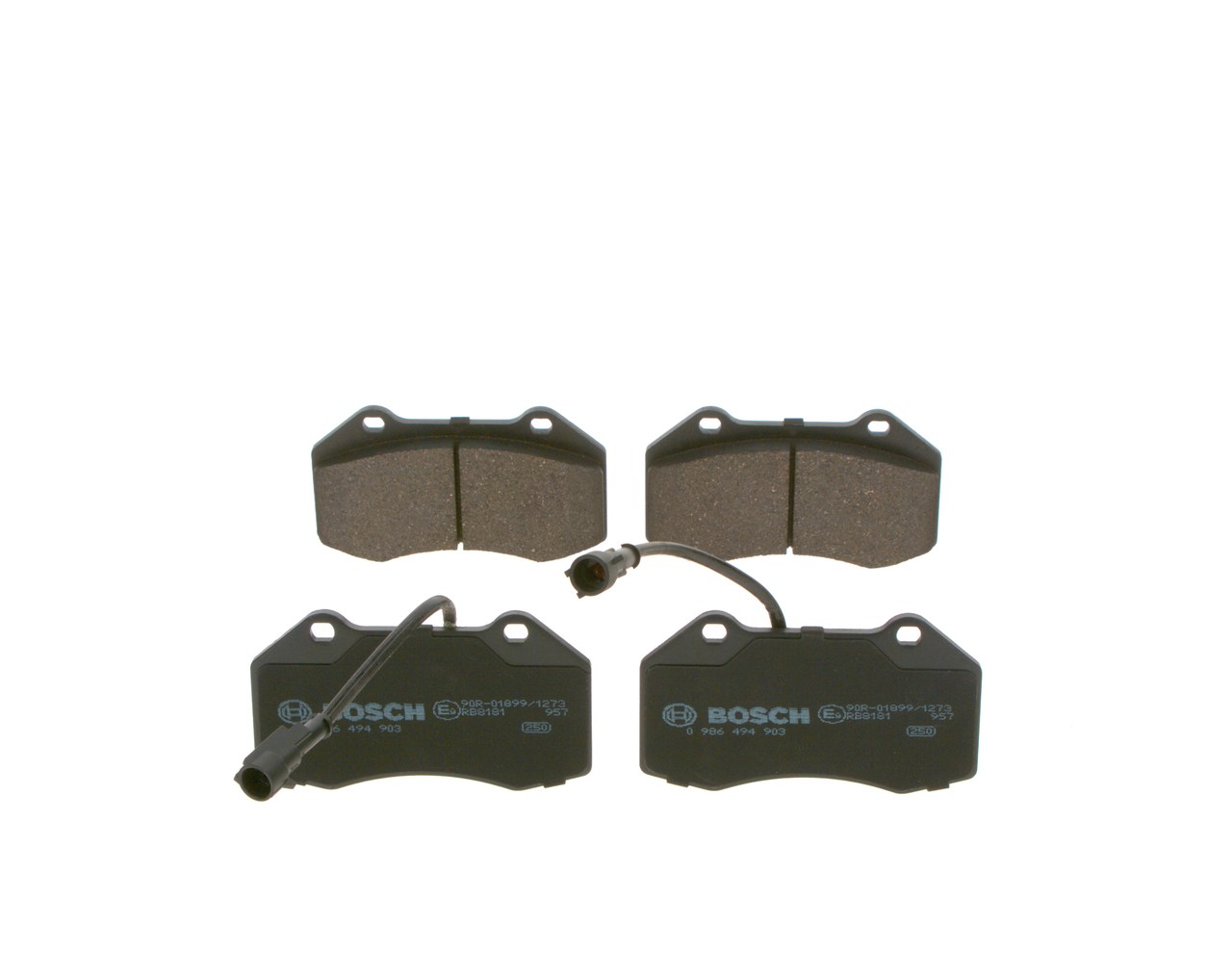 BOSCH | Pastillas De Freno con contacto de aviso de desgaste incorporado 0 986 494 903 ALFA ROMEO 4C Coupé (960_) 2014 baratos online