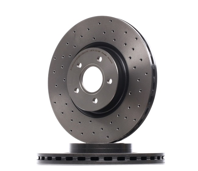 BREMBO | Freni a disco rivestito, ad alto tenore di carbonio, perforato/ventilazione interna 09.C542.1X FORD Transit Connect V408 Van 2025 economici online