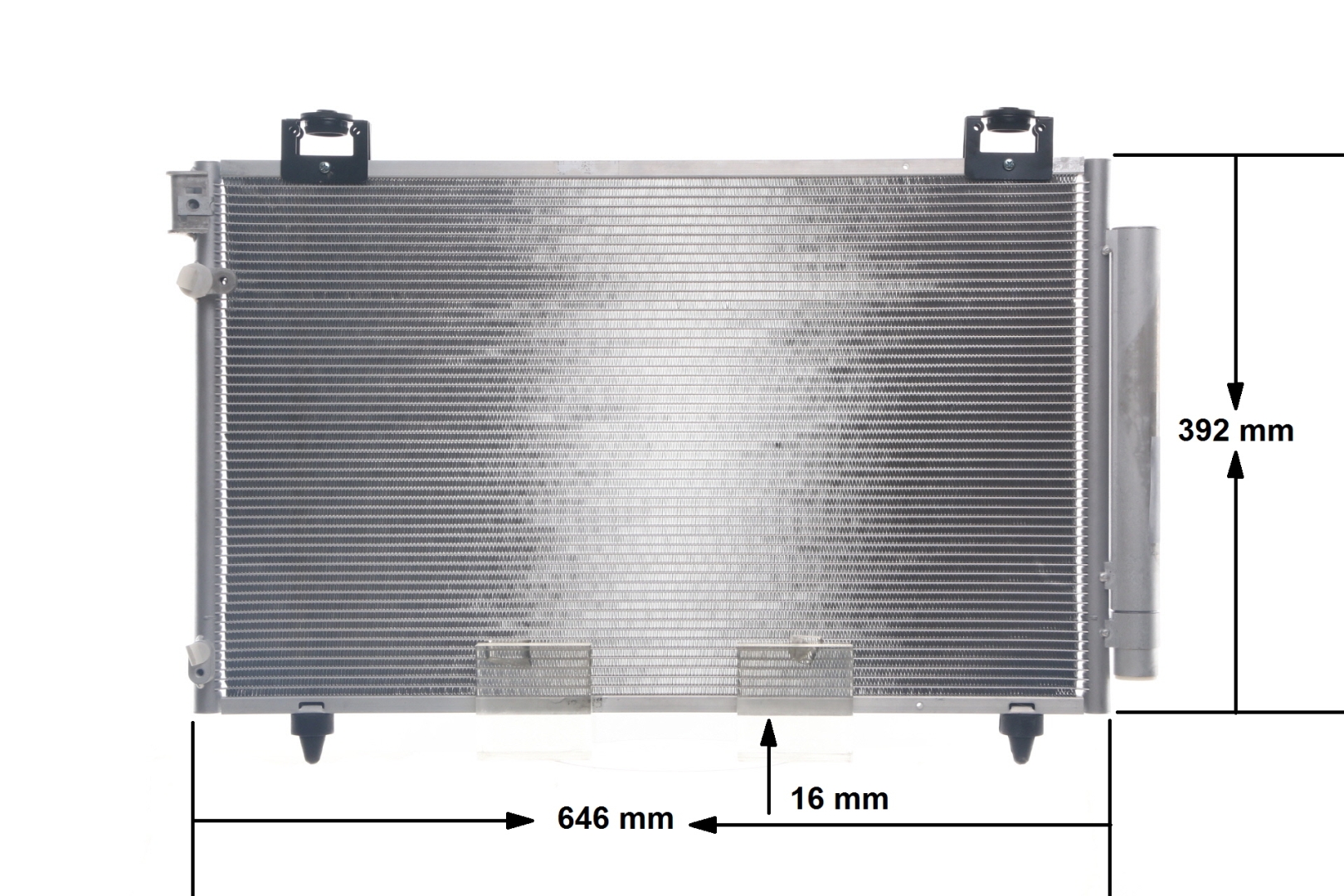 Numero OEM 88450 05100 - Condensatore climatizzatore AC 814 000S TOYOTA, VOLVO, LEXUS