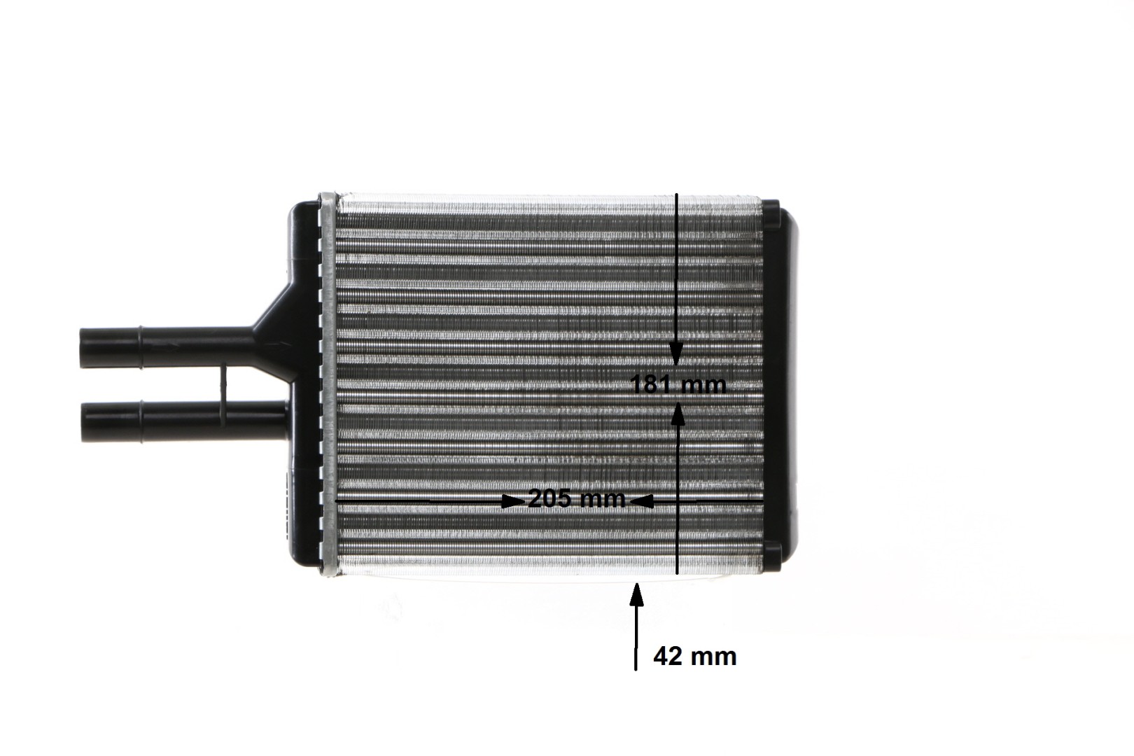 Número OEM 18 43 107 - Radiador de calefacción AH 145 000S OPEL, HONDA, VOLVO, CHEVROLET, VAUXHALL