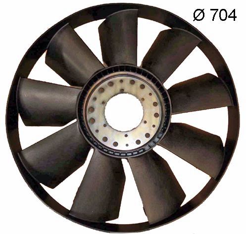 Numer OEM 51 06601 0256 - Koło wentylatora, chłodzenie silnika CFW 4 000P VOLVO, MAN