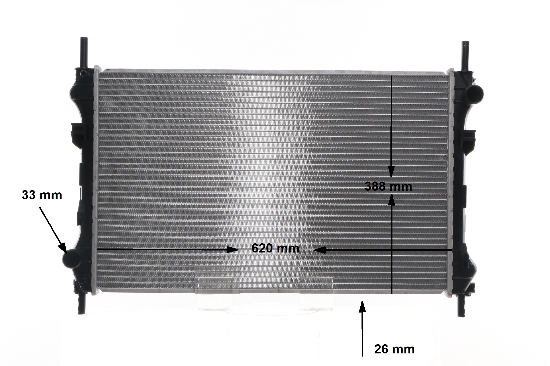 Radiateur CR 1140 000S MAHLE ORIGINAL FORD Transit Mk5 Bus (V184, V185) 2.4 DI 2001 90 Pk