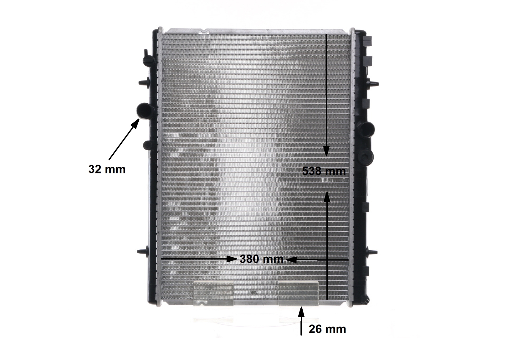 OEM nummer 1330 V3 - Kylare CR 1144 000S VOLVO, VW, FORD, PEUGEOT, CITROËN