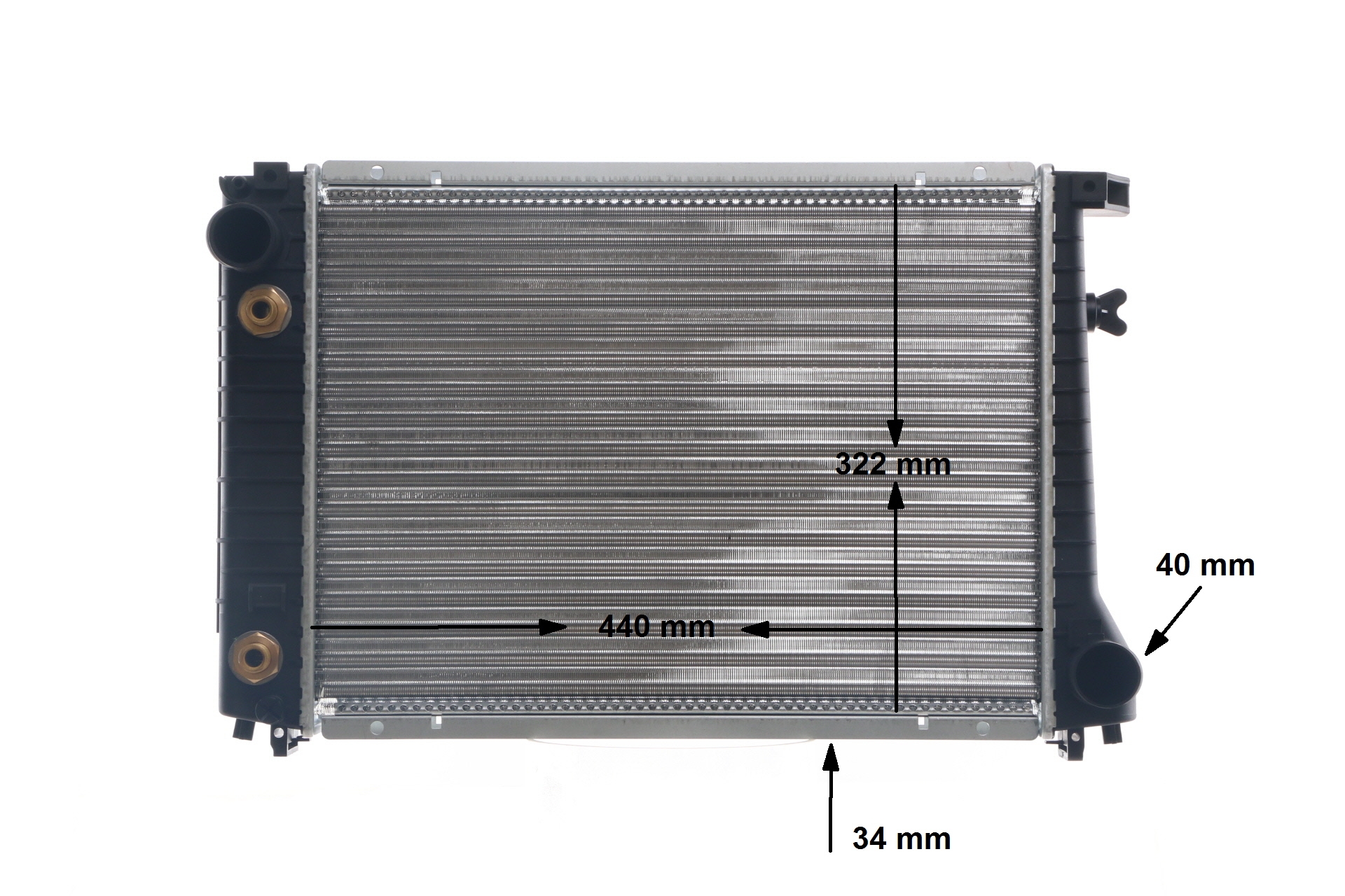 Numéro OEM 1 719 355 - Radiateur du moteur CR 117 000S BMW, ALPINA