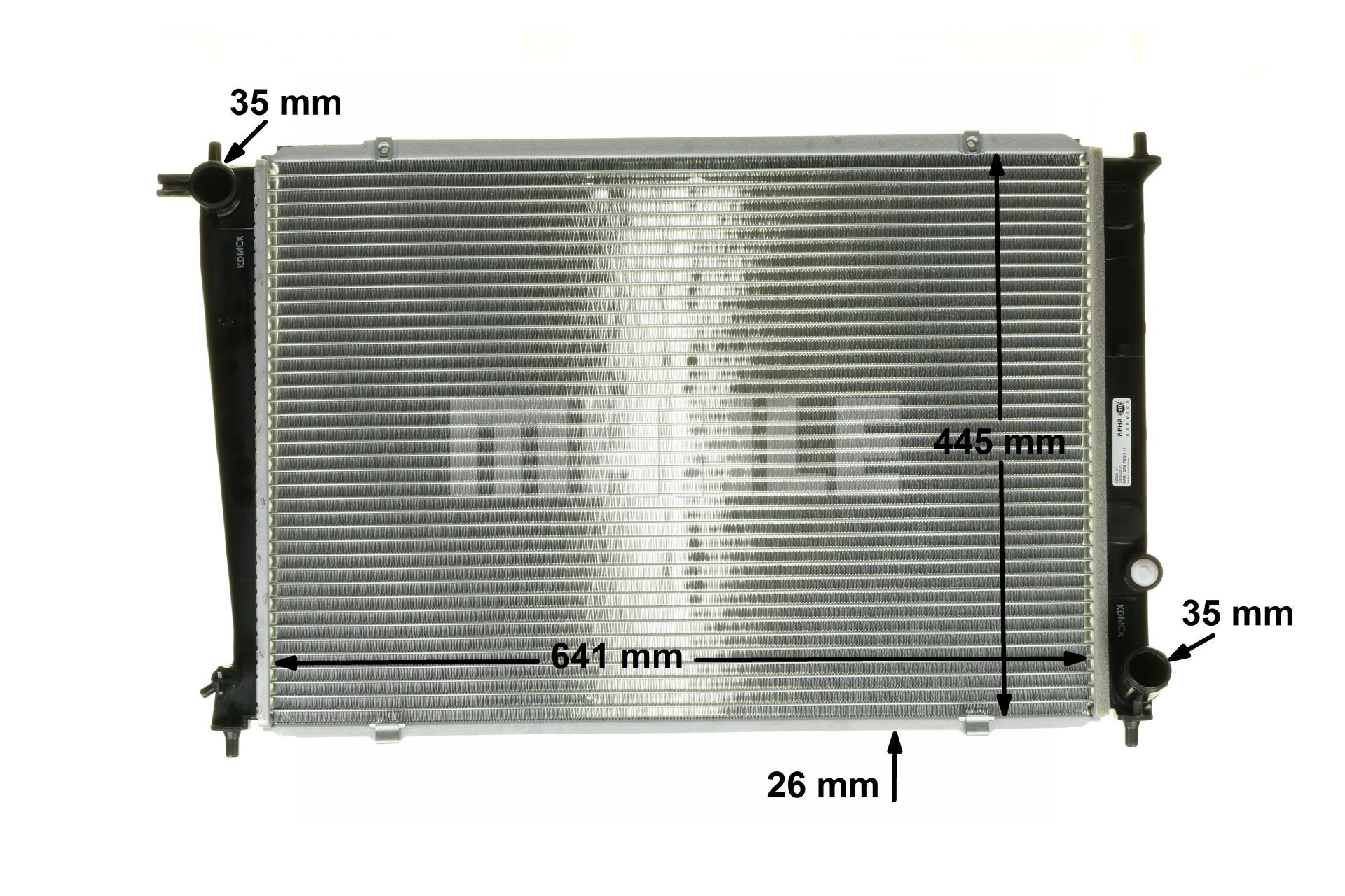 MAHLE ORIGINAL CR 1316 000P Kühler, Motorkühlung H-1
