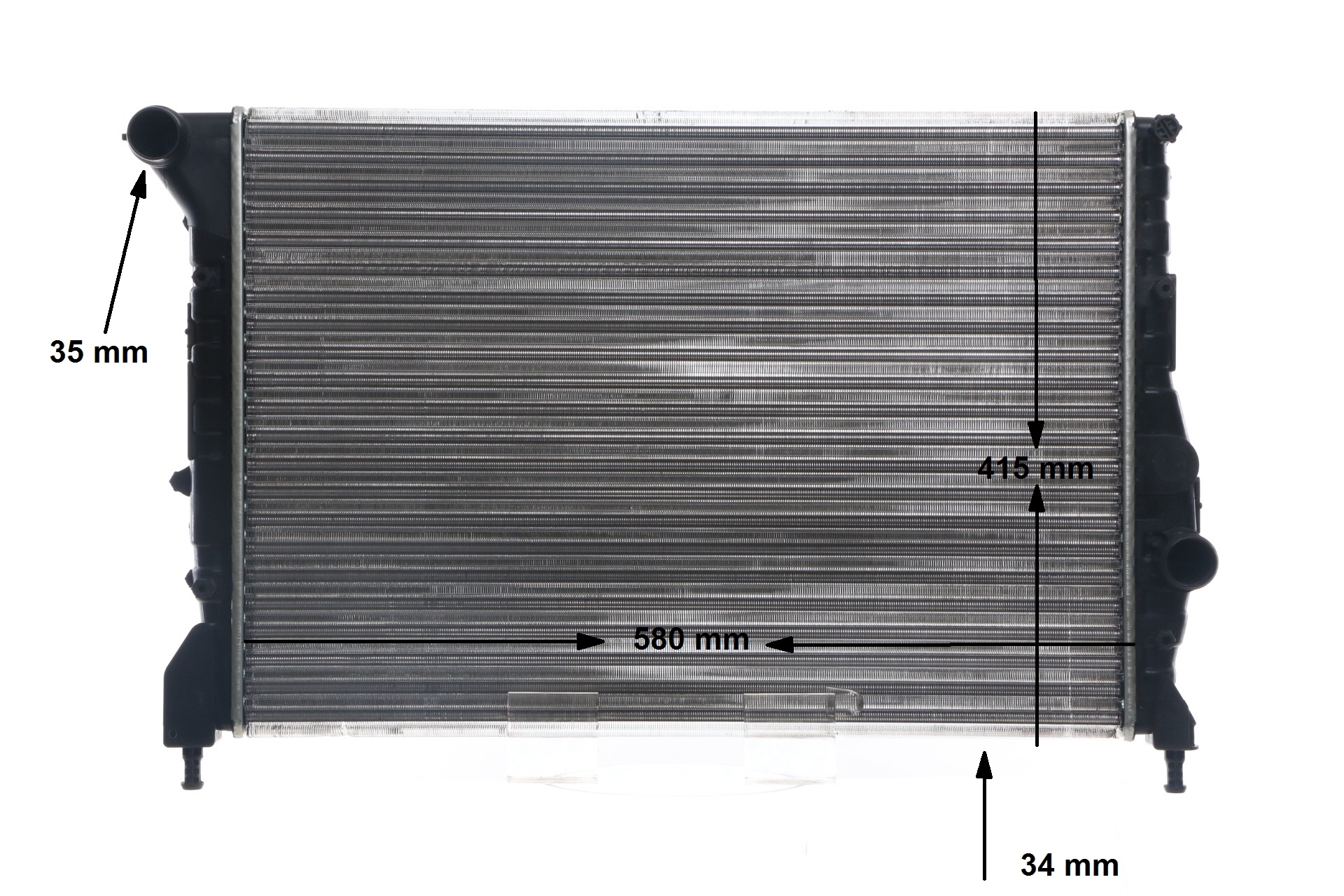 Radiatore motore CR 1413 000S MAHLE ORIGINAL ALFA ROMEO 147 (937) 1.9 JTD 16V (937.AXG1B, 937.BXG1B) 2007 140 CV