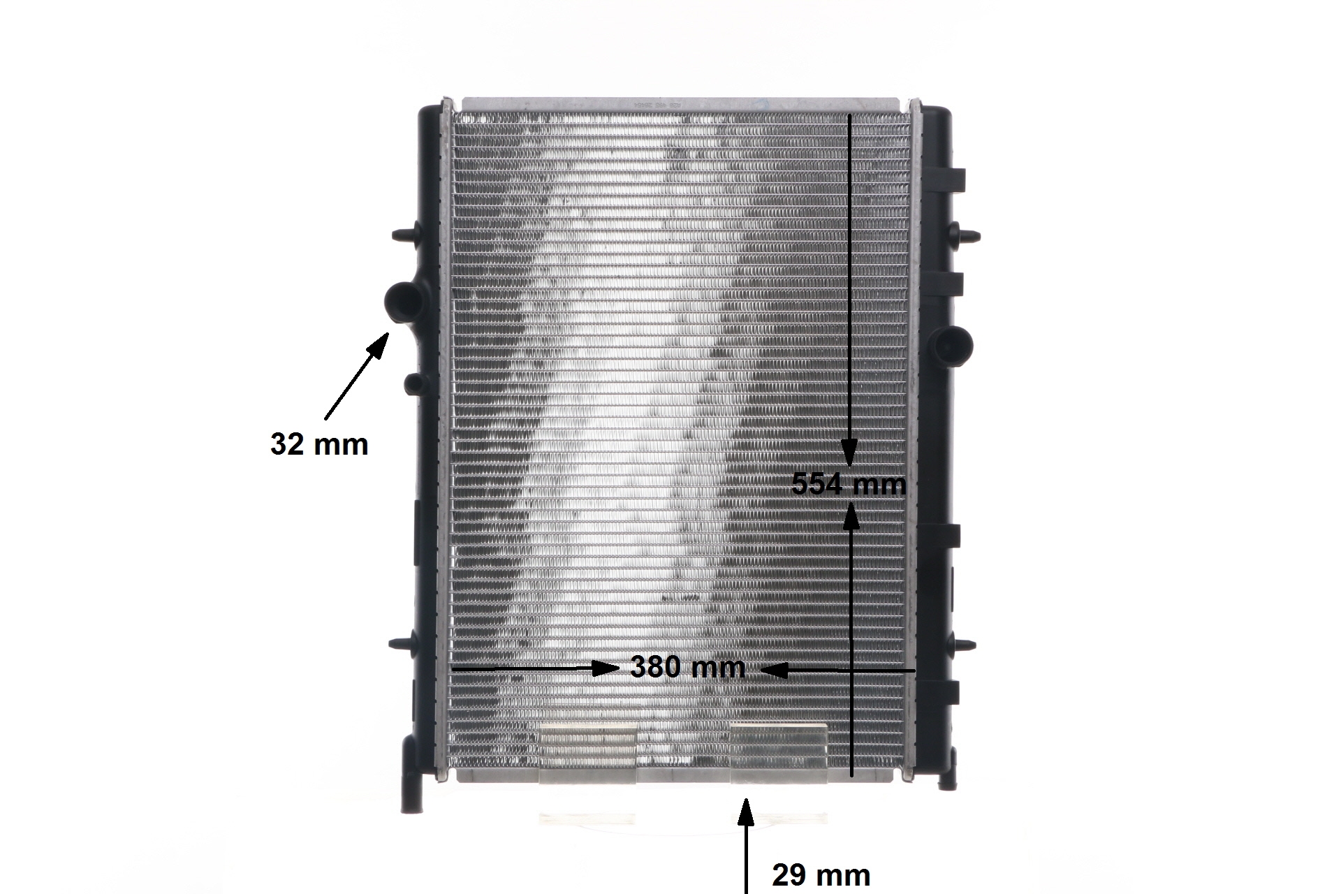 Engine radiator CR 1434 000S MAHLE ORIGINAL 1330 F7 FORD, PEUGEOT, VOLVO, CITROËN, PIAGGIO