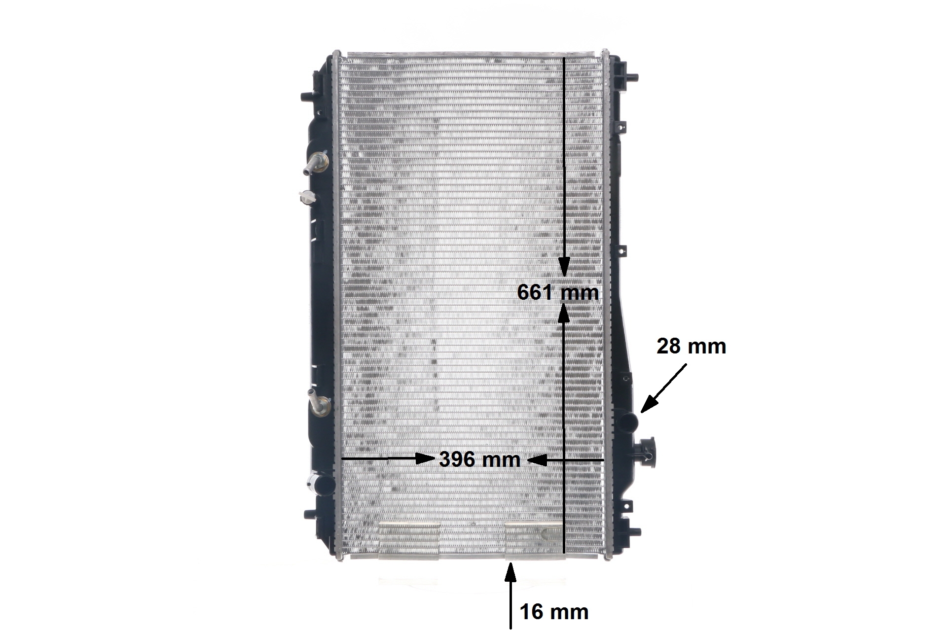 OEM-Nummer 19 010 PLC 901 - Kühler, Motorkühlung CR 1458 000S HONDA, ACURA