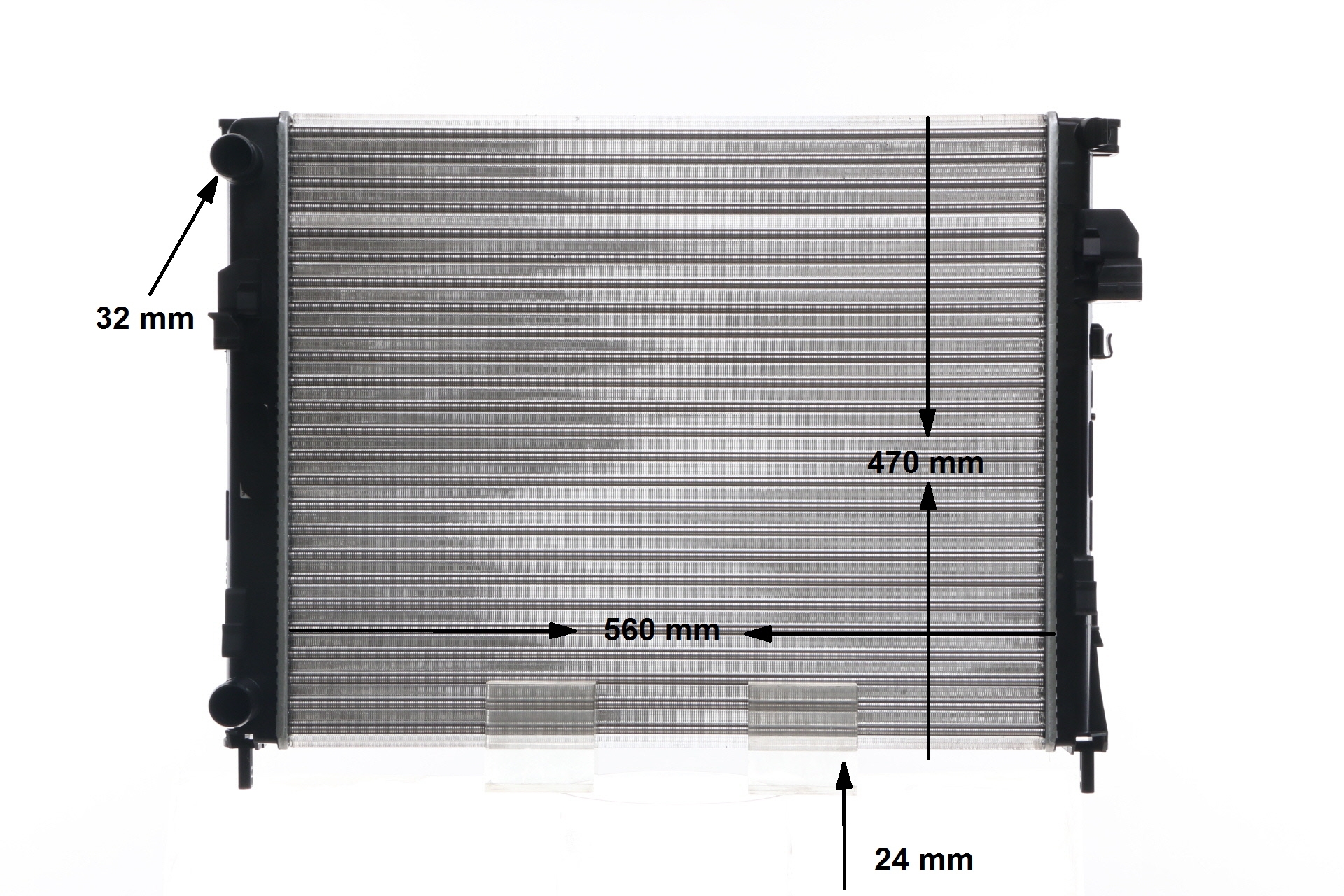 Numer OEM 21 40 000 QAN - Chłodnica, układ chłodzenia silnika CR 1504 000S OPEL, RENAULT, VOLVO, NISSAN, VAUXHALL