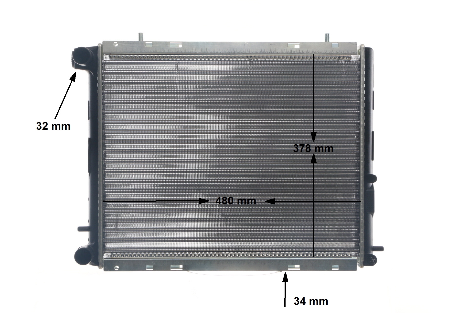 Kylare CR 152 000S MAHLE RENAULT 19 I Hatchback 1.9 D 1991 64 hk