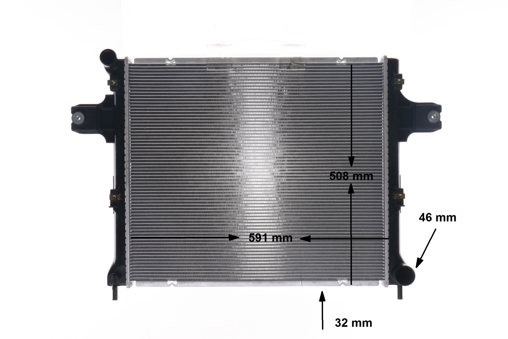 Numéro OEM 55116858AA - Radiateur du moteur CR 1696 000S VOLVO, JEEP, CHRYSLER