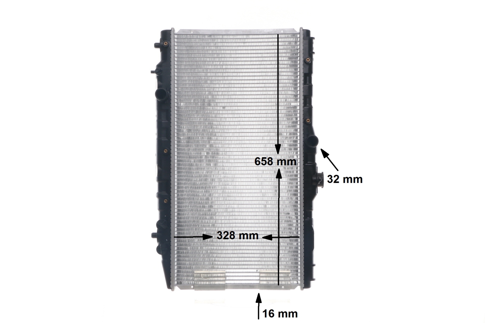 Engine radiator CR 200 000S MAHLE ORIGINAL 16400 16150 TOYOTA, VOLVO, LEXUS, WIESMANN