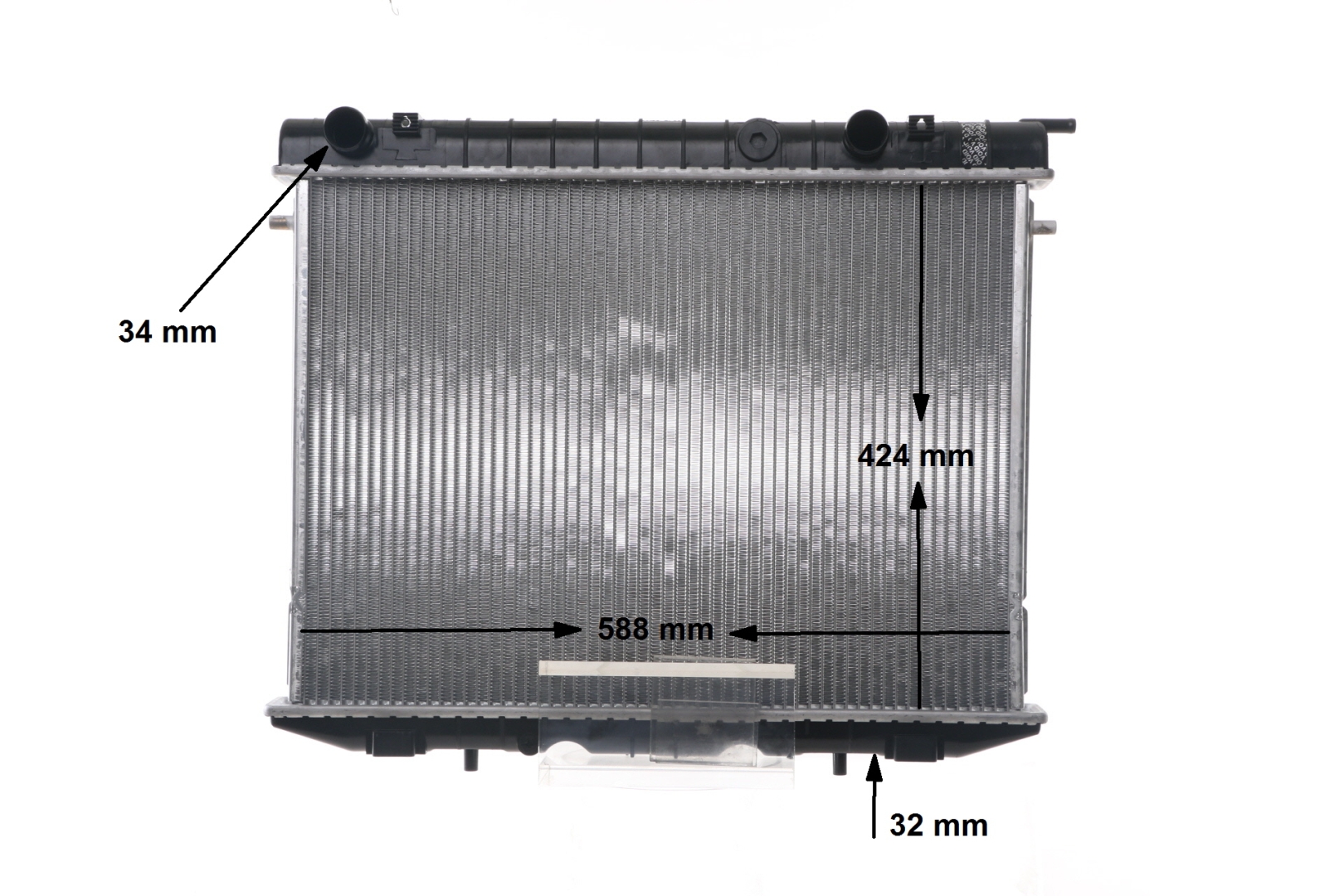 Numer OEM 91 14 6915 - Chłodnica, układ chłodzenia silnika CR 208 000S OPEL, HONDA, VOLVO, ISUZU, VAUXHALL