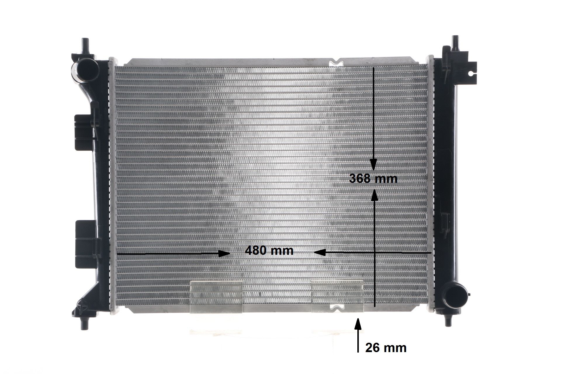 Numer OEM 25310-C8200 - Chłodnica, układ chłodzenia silnika CR 2103 000S HONDA, HYUNDAI, KIA